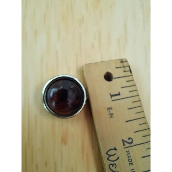 Vintage 1940s-1970s Bergere Amber Clip-On Earrings - Picture 7 of 7